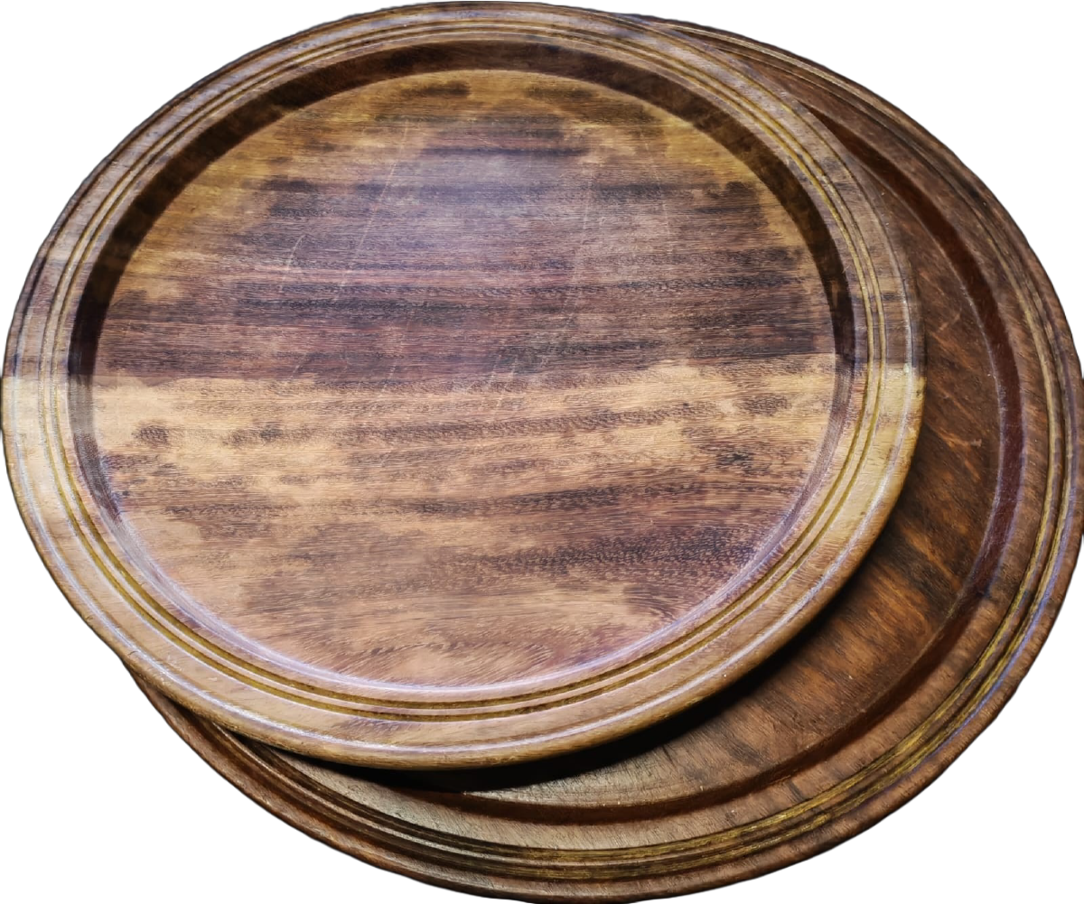 Wooden salad platter