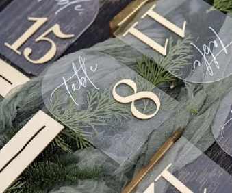 Table number set 1-10