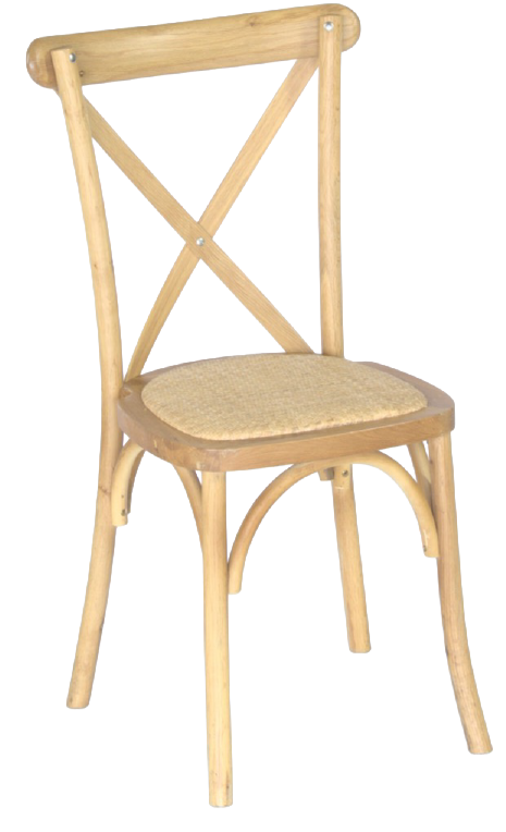 Wooden Cross Back chairs