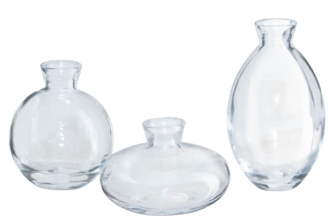 Set of 3 bud vases