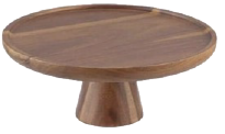 Wooden cake stand