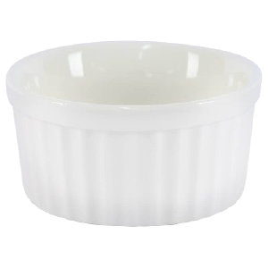 White ramekins